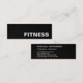 Trendy Creative Wood Fitness Sport Visitekaartje (Voorkant / Achterkant)