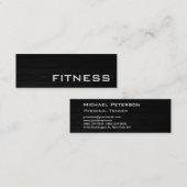 Trendy Creative Wood Fitness Sport Visitekaartje (Voorkant / Achterkant)