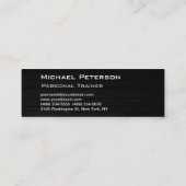 Trendy Creative Wood Fitness Sport Visitekaartje (Achterkant)