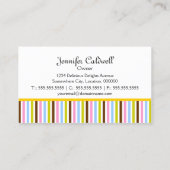 Trendy Cupcake Bakery Visitekaartje (Achterkant)