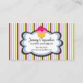 Trendy Cupcake Bakkerij Visitekaartje (Voorkant)