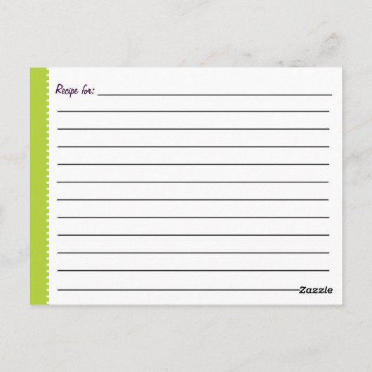 Trendy Cupcake Recipe Briefkaart (Achterkant)