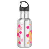 Trendy Custom Pink-Dot patroon Waterfles (Achterkant)