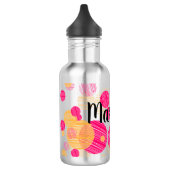 Trendy Custom Pink-Dot patroon Waterfles (Links)