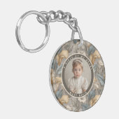 Trendy custom souvenir Floral Calla Lilies Sleutelhanger (Voorkant Links)