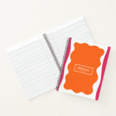 Trendy Cute Abstract Stijl Gepersonaliseerd Notitieboek (Binnen)