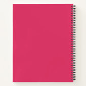 Trendy Cute Abstract Stijl Gepersonaliseerd Notitieboek (Achterkant)