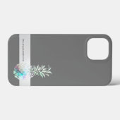 Trendy Cute Ananas,Streep -Persoonlijk Case-Mate iPhone Case (Achterkant (horizontaal))