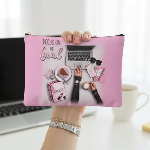 Trendy Cute Baby Roze Meisje Doel Illustratie Etui