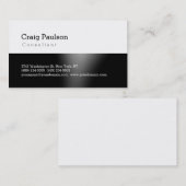 Trendy Cute Black White Visitekaartje (Voorkant / Achterkant)