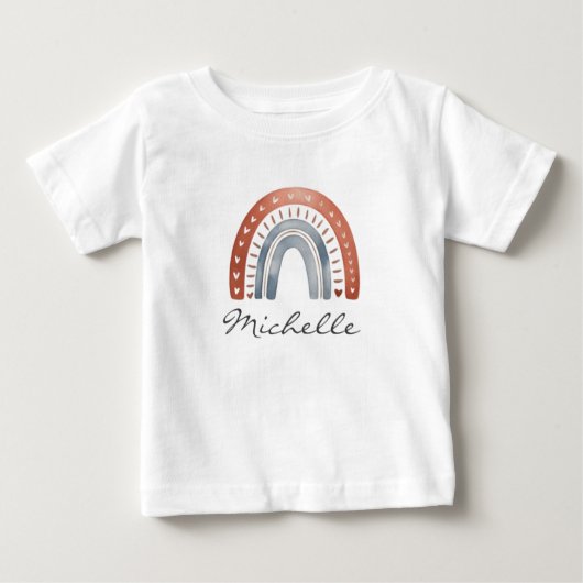 Trendy Cute Boho Waterverf Regenboog Persoonlijk (Voorkant)