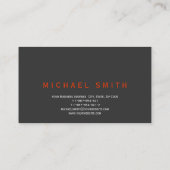 Trendy Cute Chic Plain Attorney Visitekaartje (Achterkant)