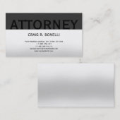 Trendy Cute Chic Plain Attorney Visitekaartje (Voorkant / Achterkant)