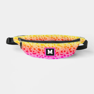 Trendy Cute Meisjesachtig Roze Geel Wild Dier Prin Heuptasje