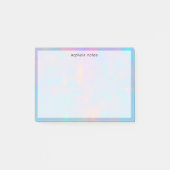Trendy Cute Pastel Abstract Custom Post-it® Notes (Voorkant)