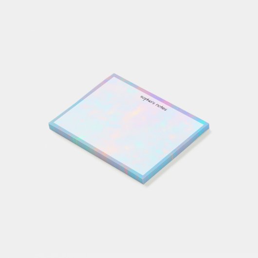 Trendy Cute Pastel Abstract Custom Post-it® Notes (Schuin)