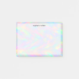 Trendy Cute Pastel Holografische Op maat Post-it® Notes