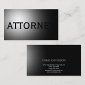 Trendy Cute Plain Attorney at Law Visitekaartje (Voorkant / Achterkant)