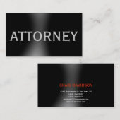 Trendy Cute Plain Attorney at Law Visitekaartje (Voorkant / Achterkant)