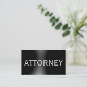 Trendy Cute Plain Attorney at Law Visitekaartje (Staand voorkant)