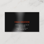 Trendy Cute Plain Attorney at Law Visitekaartje (Achterkant)