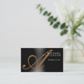 Trendy Cute Plain Chic Attorney Law Visitekaartje (Staand voorkant)