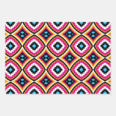 Trendy Cute Stylish Colorful Geometric Pattern Inpakpapier Vel (Voorkant)