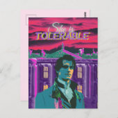 Trendy Cyberpunk Ze is verdraagzaam Mr Darcy Briefkaart (Voorkant / Achterkant)