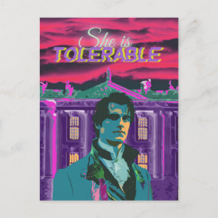 Trendy Cyberpunk Zij is Draaglijk Mr Darcy Briefkaart
