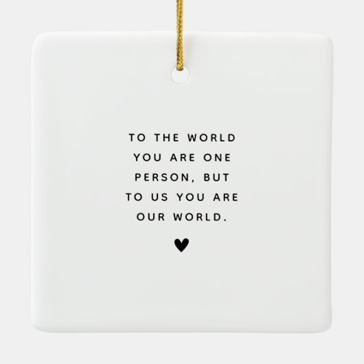 Trendy DAD Aangepaste Fotocollage Keramisch Ornament (Achterkant)