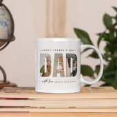Trendy DAD Custom Photo Collage Koffiemok