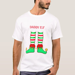 Trendy Dad Elf Kerstmis T-shirt