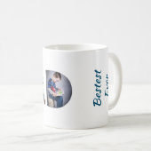 Trendy DAD Transparent Beste pap op 3 foto's Koffiemok (Voorkant rechts)