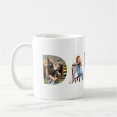 Trendy DAD Transparent Beste pap op 3 foto's Koffiemok (Links)
