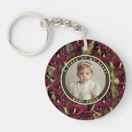 Trendy Dads Day Gifts Calla Lilies Floral Sleutelhanger