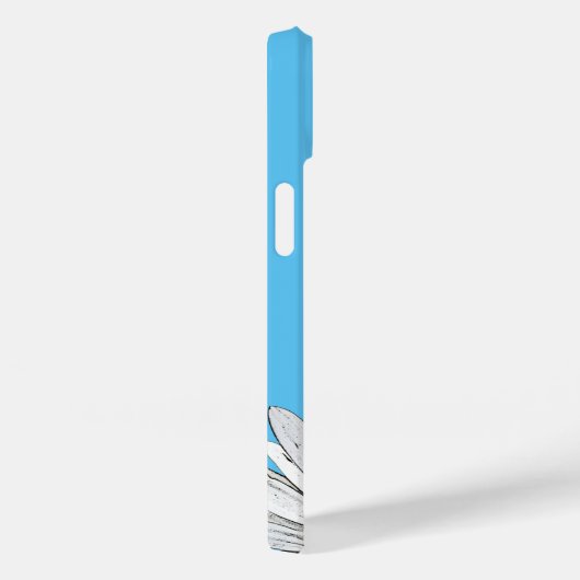 Trendy Daisies Floral Country Blue Case-Mate iPhone Case (Achterkant / Rechts)