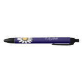 Trendy Daisy Bloem Illustratie Navy Pen (Bodem)
