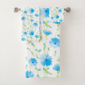 Trendy Daisy Floral Bad Handdoek (Insitu)