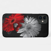 Trendy Daisy Floral Hoesje-Mate iPhone Case (Achterkant (horizontaal))