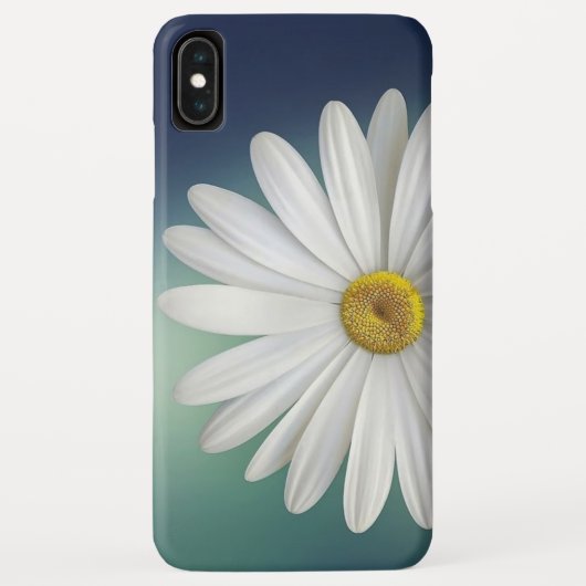 Trendy Daisy Floral Hoesje-Mate iPhone Case (Achterkant)