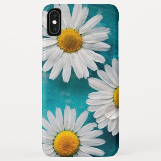 Trendy Daisy Floral Hoesje-Mate iPhone Case (Achterkant)