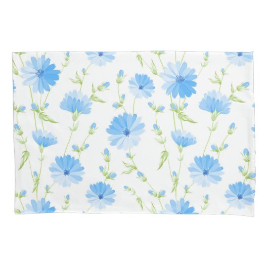 Trendy Daisy Floral Kussensloop (Voorkant-Links)