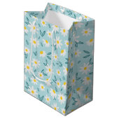 trendy daisy floral medium cadeauzakje (Voorkant Gekanteld)