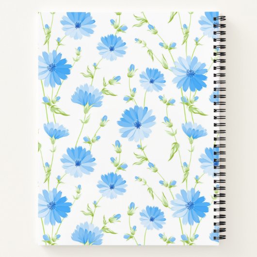 Trendy Daisy Floral Notitieboek (Achterkant)