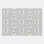 Trendy Daisy Happy Birthday Colorful Flower Inpakpapier Vel (Voorkant 3)