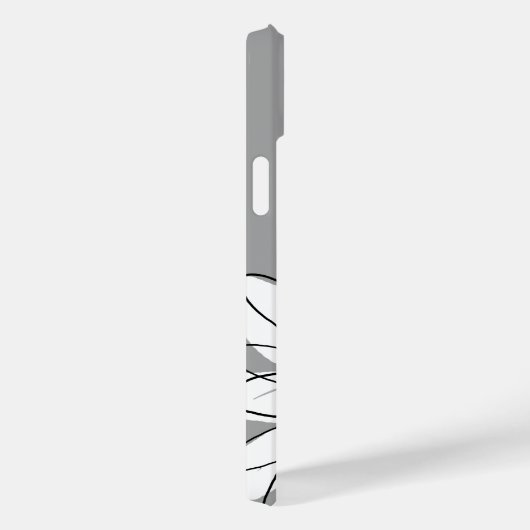 Trendy Daisy met grijs en geel Case-Mate iPhone Case (Achterkant / Rechts)