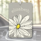 Trendy Daisy met grijs en geel Luchtverfrisser