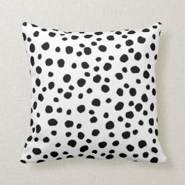 Trendy Dalmatische Stippen Zwart-wit Spots Kussen