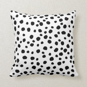 Trendy Dalmatische Stippen Zwart-wit Spots Kussen