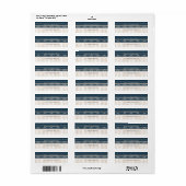 Trendy  damast kantstrepen etiket (Full Sheet)